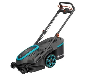 Gardena 14646-55 Kosiarka akumulatorowa PowerMax Duo 46/36 V P4A / szerokość koszenia 46 cm / pojemność kosza 50 l / koszenie do 600 m2