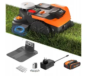 WORX WR365E Landroid Vision Cloud / Robot koszący / Szerokość koszenia 18 cm / do 650 m2 / Wysokość koszenia 30 - 60 mm