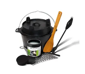 Garnek żeliwny Outdoorchef z akcesoriami nr 06/5,7 l