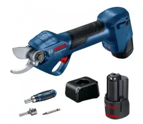 BOSCH Pro Pruner Professional / Sekator akumulatorowy / 2x 3,0 Ah / ładowarka