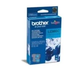 Oryginalna kaseta Brother LC-980C / DCP-145C, DCP-165C / 260 stron / niebieska