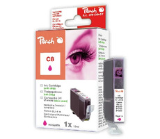 Wkład kompatybilny z Peach Canon CLI-8M, Magenta, 14 ml