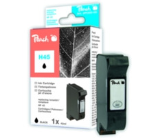 Peach Remanufactured 45 alternatywnych wkładów / DeskJet 800, 1600 / 42 ml / Czarny