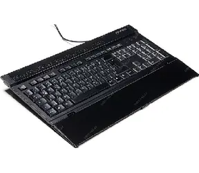 Klawiatura multimedialna Revoltec K102 Touch / CZ / USB / Czarna