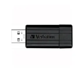 Verbatim Store 'n' Go PinStripe 8 GB, czarny / dysk Flash / USB 2.0 / odczyt: 10 MB / zapis: 4 MB
