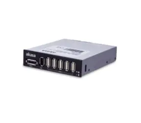Wewnętrzny HUB/panel USB Akasa AK-ICR-08 na zatokę 3,5".