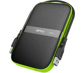Silicon Power Armor A60 1 TB czarno-zielony / 2,5" / USB 3.2