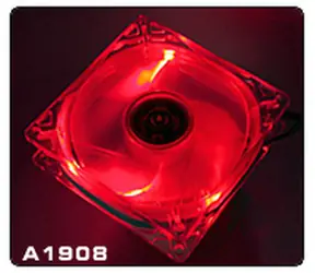 Thermaltake A1908 Thunderblade Red / Wentylator 80x80x25mm / 21dB / sprzedaż ostateczna