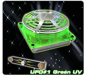 Thermaltake A2214 WENTYLATOR UFO Zielony UV / Wentylator 90x90x38mm / 1300-3600RPM