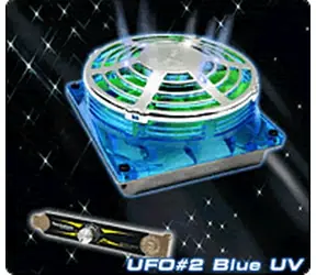 Thermaltake A2218 WENTYLATOR UFO Niebieski UV / Wentylator 90x90x38mm / 1300-3600RPM
