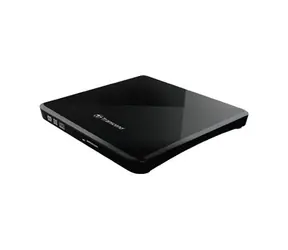 Zewnętrzna nagrywarka DVD Transcend slim czarna / USB 2.0 / + CyberLink Media Suite 10