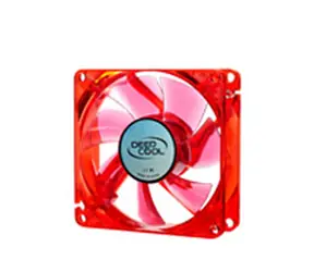DEEPCOOL XFAN 80U R/ R CASE FAN / chłodzenie do CASE / 80x80x25mm / czerwony