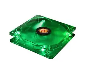 Thermaltake AF0028 Thunderblade / 80x80 / LED / Zielony / 2000RPM / łożysko ślizgowe / zielona dioda LED