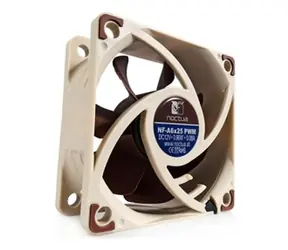 Noctua NF-A6x25 PWM / 60 mm / łożysko SSO2 / 19,3 dB @ 3000 RPM / 29,2 m3h / 4-pin