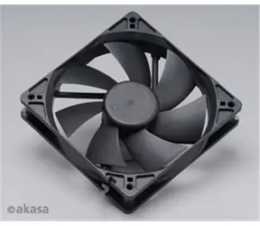 Akasa DFS122512L / wentylator 120mm / łożysko kulkowe / czarny / OEM