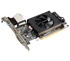 GIGABYTE GT710 2GB / GeForce GT710 954 MHz / 2GB DDR3 / 64bit / PCIe x8 / D-Sub + DVI + HDMI