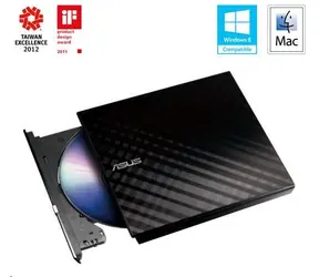 Asus SDRW-08D2S-U LITE (sprzedaż detaliczna) czarny / DVD±RW wew. palnik / slim / USB 2.0  