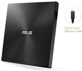 Asus SDRW-08U9M-U czarny / slim / USB 2.0 / USB-C
