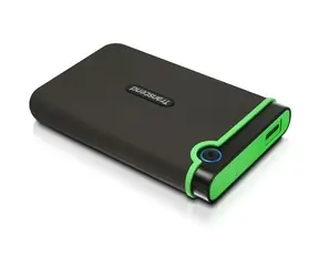 Transcend StoreJet 25M3S Slim 2 TB / 2,5" HDD / USB 3.0 / 5400 obr./min / odporny na wstrząsy / cienki