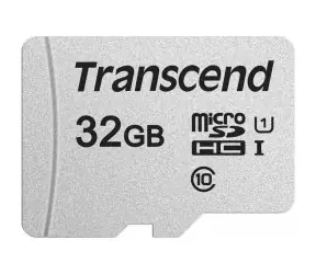 Transcend 300S 32 GB / Micro SDHC / UHS-I U1 / klasa 10 / R: 95 MB/s / W: 25 MB/s / + adapter SD