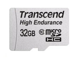 Transcend High Endurance 32 GB / Micro SDHC / karta przemysłowa / MLC / klasa 10 / R: 21 MB/s / W: 20 MB/s / + adapter SD
