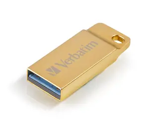 Verbatim Store 'n' Go Metal Executive 32 GB, złoty / Pen Drive / USB 3.0 / Odczyt: 80 MB / Zapis: 25 MB