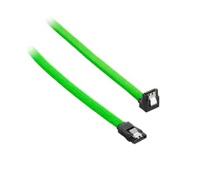 CableMod ModMesh Kabel SATA 3 kątowy 30cm - zielony