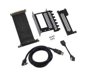 CableMod Pionowy wspornik PCI-e - HDMI + DisplayPort czarny