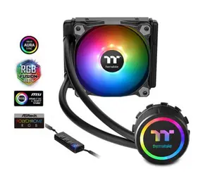 Thermaltake Water 3.0 120 ARGB Sync / chłodzenie wodą / 25,8 dB przy 3000 RPM / Intel + AMD / Długość 326 mm