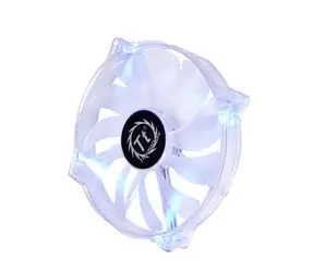 Thermaltake Pure 20 Przezroczysty wentylator LED / świecący / 200 x 200 x 30 mm / 800 RPM / 28,2 dB / niebieski