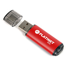 Platinet X-Depo 16GB czerwony / pendrive / USB 2.0 / zapis: 8MBs; czytaj: 22 MB