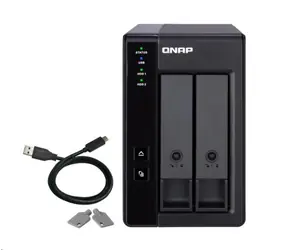 QNAP TR-002 / Jednostka rozszerzająca do komputera PC i QNAP NAS / 2x SATA / 1x USB 3.1 Typ C - Gen 2