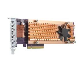 Karta rozszerzeń QNAP QM2-4P-384 / M.2 2280 PCIe SSD / 4 gniazda / dla TDS-16489U i TES-1885U(QTS)