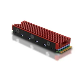 Axagon CLR-M2, aluminiowa chłodnica pasywna na jedno i dwustronny dysk SSD M.2, wysokość 12 mm