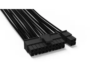 be quiet! CB-6620 20+4pin kabel ATX czarny / 1x 20+4pin / 1x 20+8pin / długość 610 mm
