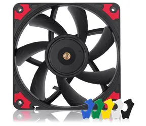 Noctua NF-A12x15 PWM chromax.black.swap / 120mm / łożysko SSO2 / 23,9 dB @ 1850 RPM / 94,2 m3h / 4-pin PWM