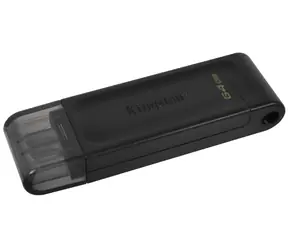 Kingston DataTraveler 70 64 GB czarny / dysk Flash / USB 3.2 Gen 1 - (USB-C 3.0)