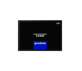 Goodram CX400 1TB / 2.5" SATA III / 3D NAND / R: 550MBps / W: 490 MBps / IOPS: 77.5K & 85K / MTBF 2mh / 2y