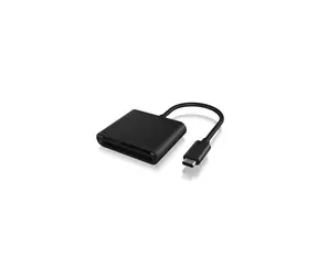 Icy Box IB-CR301-C3 czarny / zewnętrzny czytnik kart pamięci / USB 3.0 C