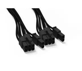 be quiet! CP-6620 Kabel 2x PCIe 6+2-pin czarny / długość 600mm