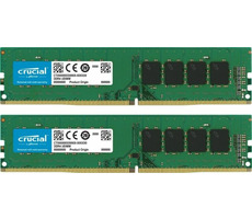 CRUCIAL 64 GB (2x32 GB) 3200 MHz / DDR4 / DIMM / PC4-25600 / CL22 / bez ECC / niebuforowane / DR x8 / 1,2 V