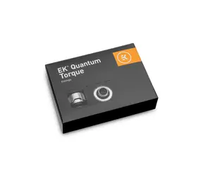 EKWB EK- Quantum Torque 6-pak HDC 16 - Nikiel / G1|4" na 16mm OD / Srebrny / 6szt