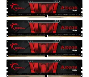 G.Skill Aegis 32 GB (4x8 GB) 3200 MHz czarny / DDR4 / CL16-18-18-38 / 1,35 V / XMP 2.0