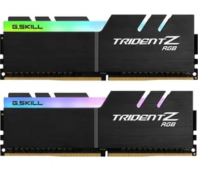 G.Skill Trident Z RGB 32GB (2x16GB) 3600MHz czarny / DDR4 / CL18-22-22-42 / 1.35V / XMP 2.0 / podświetlenie LED