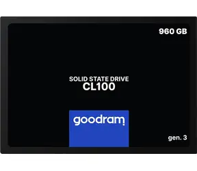 Goodram CL100 gen. 3960 GB / 2,5 cala / SATA III / 3D-NAND TLC / R: 540 MB / W: 460 MB 