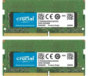 CRUCIAL 64 GB (2x32 GB) 3200 MHz / SO-DIMM / DDR4 / PC4-25600 / CL22 / DRx8 / 1,2 V