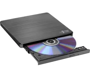 Hitachi-LG GP60NB60 czarny / Zewnętrzny napęd nagrywający / slim / DVD+-RW / USB 2.0 / zapis 6-8-24x 