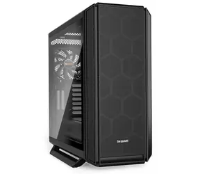 be quiet! SILENT Base 802 W czarny / ATX / 1x USB Type C + 2x USB 3.0 / 2x Jack 3,5 mm / 3x 140 mm / Przezroczysta strona