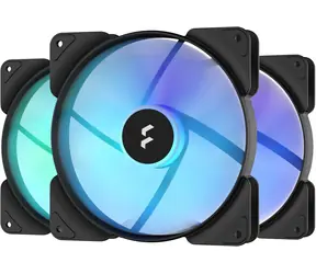 Fractal Design Aspect 14 RGB PWM czarny (3 szt.) / 140 mm / łożysko karabinowe / 35,5 dB przy 500-1700 obr./min / A-RGB / 132,5 m3h / 4 piny