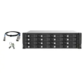 QNAP TL-R1620Sep-RP - Jednostka pamięci masowej JBOD SAS (16x SAS&SATA, 4 x SFF-8644), rack